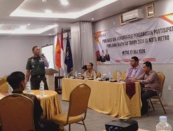 Kodim 0411/KM mengisi sosialisasi yang diadakan Bawaslu Kota Metro