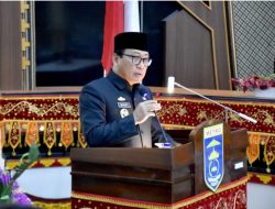 Walikota Metro sampaikan beberapa hal dalam rapat raripurna DPRD tentang pertanggungjawaban APBD Tahun 2023.
