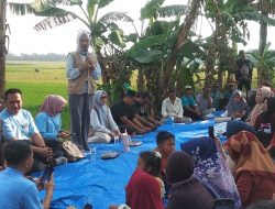 Mirza – Jihan dialog dengan para petani Adipuro kecamatan Trimurjo kabupaten Lampung Tengah