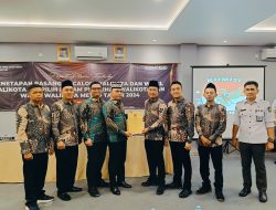 Sah! Bambang-Rafieq Ditetapkan Jadi Wali dan Wakil Wali Kota Metro Terpilih