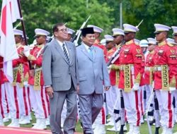 Presiden Prabowo Sambut Kunjungan Resmi PM Ishiba di Istana Kepresidenan Bogor