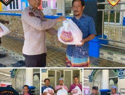 Sambut Bulan Suci Ramadhan 1446 H, Polres Lampung Tengah Berikan Bantuan Sosial kepada Pengurus dan Marbot Masjid