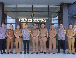 Pererat Sinergi, Kapolres Metro Sambut Silaturahmi Walikota dan Wakil Walikota