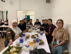 Serikat Media Siber Indonesia (SMSI) Provinsi Lampung menggelar buka puasa bersama
