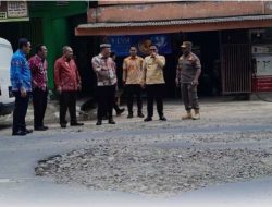 Walikota Metro Sidak Langsung Disemua Titik Ruas Jalan  Yang Rusak