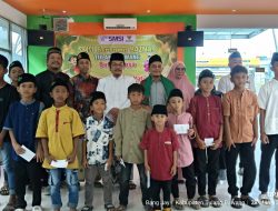 Momen Bulan Suci Ramadhan, SMSI Bersama BAZNAS Tulang Bawang Santunan Anak Yatim dan Bukber