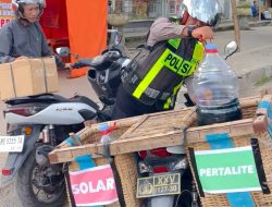 Polres Lampung Tengah Hadirkan BBM Keliling, Kapolres : Inovasi Bantu Pemudik di Jalinsum