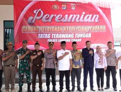 Gedung Satu Atap “Tatag Trawang Tungga” Polres Lampung Tengah Diresmikan, Ini Harapan Kapolres