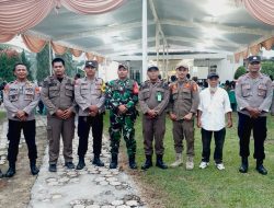 Aparat Gabungan TNI-Polri Amankan Perayaan Jumat Agung di Lampung Tengah