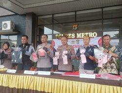 Polisi Metro Amankan 14 Tersangka Tindak Pidana