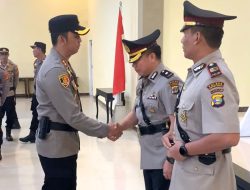 Kabag Ops Resmi Berganti, Kapolres Lampung Tengah Pimpin Langsung Upacara Sertijab