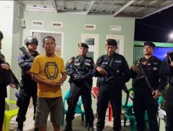 Gabungan Brimob dan Samapta Polres Lampung Tengah Gelar Patroli KRYD Pasca Konflik, Ciptakan Rasa Aman Bagi Masyarakat