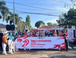 Polres Lampung Tengah Gelar Bakti Kesehatan Dalam Rangka Menyambut Hari Bhayangkara ke-79