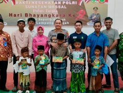 Polres Lampung Tengah Gelar Sunat Massal Gratis Jelang Hari Bhayangkara ke-79, Wujud Nyata Kepedulian Polri untuk Masyarakat