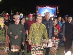 Polres Lampung Tengah Amankan Festival Musik Tradisi Etno Groove Racaka 2025 di Stadion Transad
