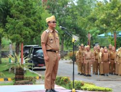 Bupati Lampung Tengah Ardito Wijaya Pimpin Apel Mingguan