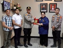 Sinergi Penegakan Hukum, Kapolres Lampung Tengah Kunjungi Pengadilan Negeri Gunung Sugih