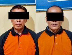 Komitmen Berantas Narkoba, Polsek Padang Ratu Amankan Dua Pria Paruh Baya Saat Asik Konsumsi Sabu
