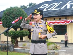 Kapolres Lampung Timur Pimpin Apel Gelar Pasukan Ops Patuh Krakatau 2025