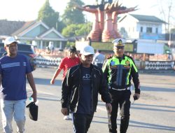 Pemda dan Polres Lampung Tengah Gelar Car Free Day di Tugu Canang Pepadun, ini Tujuannya