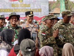 Wujud Sinergitas TNI-Polri, Kapolres Lampung Tengah Hadiri Pembukaan TMMD Ke-125 TA 2025
