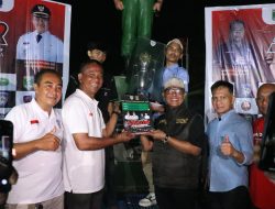 Bupati Ardito Wijaya Resmi Tutup Piala Bupati Lampung Tengah Samosir Dragbike Championship 2025