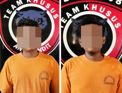 Dua Pencuri Kabel Tembaga di PT BST Digelandang ke Polsek Terusan Nunyai,  Satu Pelaku Masih Buron