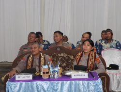 Kapolres Lampung Timur Dampingi Tim Ditbinmas Polda Lampung dalam Penilaian Lomba Satkamling di Desa Muara Jaya
