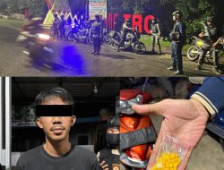 Tim Patroli KRYD Polres Metro Amankan Pria Pembawa Obat Terlarang