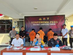 Polres Lampung Timur Ungkap Tiga Kasus Curas, Satu Disertai Kekerasan Seksual