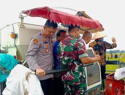Kapolres Hadiri Panen Raya dan Launching Petani Adhyaksa di Lampung Tengah