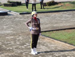 Iptu Arum Monita Sari, Polwan Tegas Jadi Komandan Upacara HUT RI di Lampung Tengah