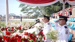 Walikota Metro H Bambang Menjadi Inspektur Upacara HUT Kemerdekaan RI Ke-80 Di Stadion Tejosari Metro