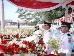 Walikota Metro H Bambang Menjadi Inspektur Upacara HUT Kemerdekaan RI Ke-80 Di Stadion Tejosari Metro