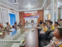 Dirbinmas Polda Lampung Gelar Anev dan Pembinaan Kinerja Bhabinkamtibmas di Polres Lampung Tengah