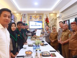 HMI Lampung Timur Sampaikan Aspirasi  Kepada Kapolres Lampung Timur dan Bupati