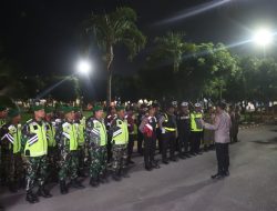 TNI–Polri di Lampung Tengah Gelar Patroli Gabungan, Sasar Titik Rawan Kamtibmas