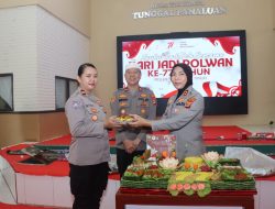 Syukuran dan Doa Bersama HUT Polwan ke-77 dan HUT Tekab 308 ke-10 Polres Lampung Timur