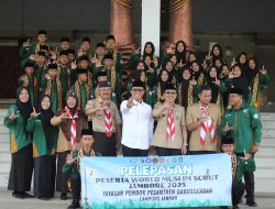Bupati Lampung Tengah Ardito Wijaya, Lepas Keberangkatan Kontingen World Muslim Scout Jambore (WMSJ) 2025