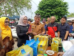 Walikota Metro Buka Peresmian Warung Usaha Merah Putih Dan Kesenian Angklung Siger Mas PWRI Kota Metro