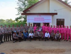 Polda Lampung Resmikan Bedah Rumah dan Salurkan Bantuan Sosial Dalam Rangka HKGB KE-73