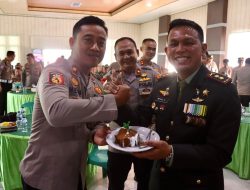 Sinergi TNI-Polri di Lampung Tengah Semakin Erat di Momen HUT TNI ke-80