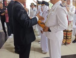 BUPATI ARDITO WIJAYA LANTIK SEJUMLAH PEJABAT: ANWAR SADAT RESMI NAHKODAI CAMAT KECAMATAN TRIMURJO