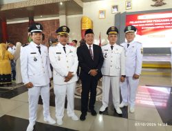 BUPATI ARDITO WIJAYA LANTIK SEJUMLAH PEJABAT: ANDRI GUNARSAH JABAT LURAH TRIMURJO