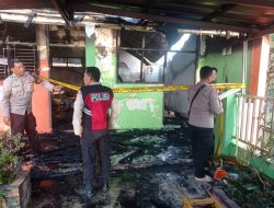 Polsek Metro Barat Amankan Kebakaran di Gedung TK Khodijah