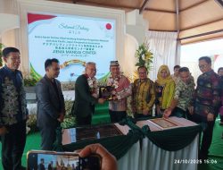 Wali Kota Metro Bambang Iman Santoso Hadiri Serah Terima Hibah Gedung Pelatihan Pengolahan Makanan dari Asia Pasific Japan Cooperative Association