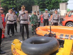 Polres Metro Gelar Apel Kesiapan dalam Rangka Tanggap Darurat Bencana Hidrometeorologi