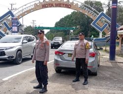 Cegah Aksi Kriminalitas, Polsek Trimurjo Intensifkan Patroli di Perbatasan dan Jalur Lintas
