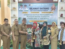 RSUD Jend. Ahmad Yani Metro Gelar Akreditasi Institusi Penyelenggara Pelatihan Bidang Kesehatan