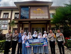 Ops Zebra Krakatau 2025, Polantas Sapa dan Edukasi Pelajar di Lampung Tengah